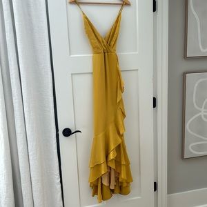 Lulus hi low ruffle dress